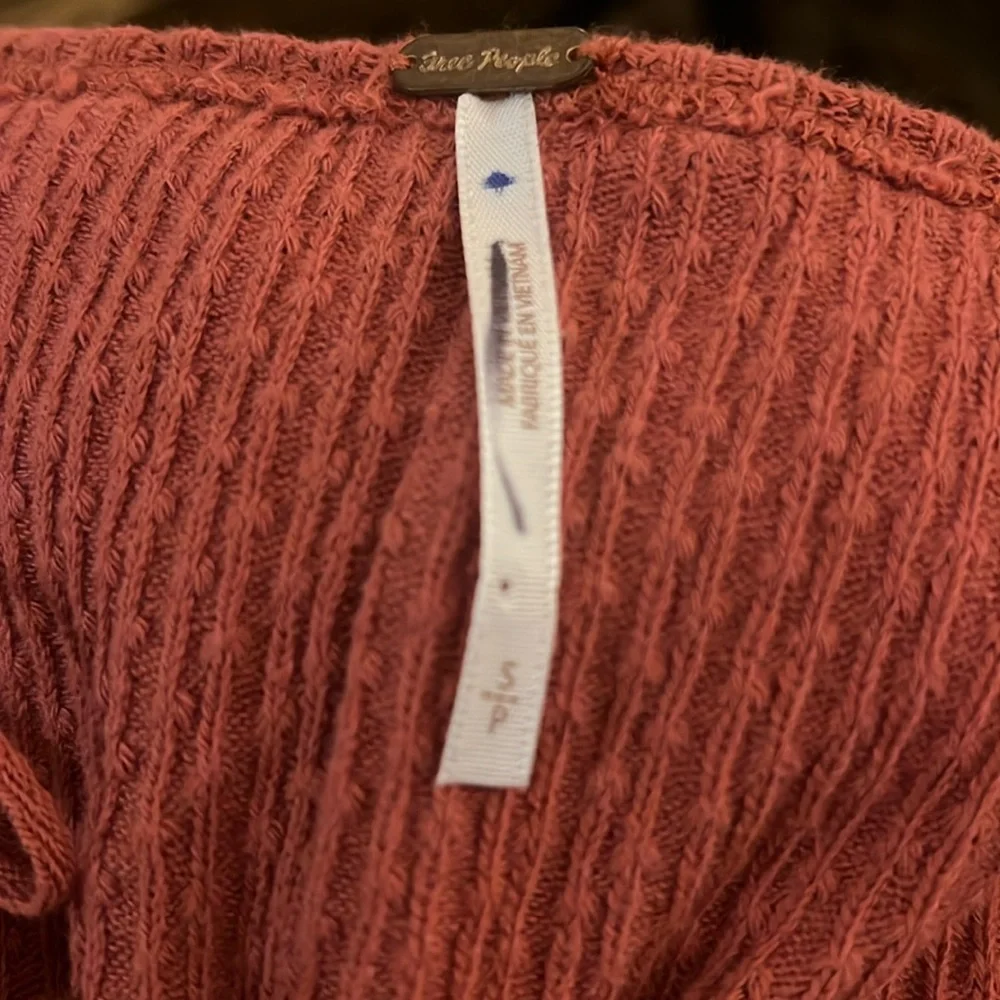 Free People Coral Ruffle Long Sleeve Top - Picture 4 of 4